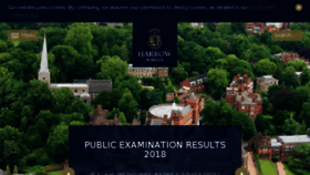 What Harrowschool.org.uk website looked like in 2018 (7 years ago)