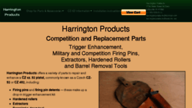 What Harringtonproducts.com website looked like in 2018 (5 years ago)