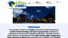 What Hidnseek.fr website looked like in 2018 (5 years ago)
