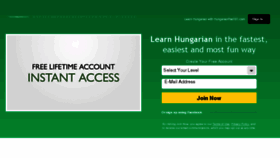 What Hungarianpod101.com website looked like in 2018 (5 years ago)