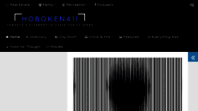 What Hoboken411.com website looked like in 2018 (5 years ago)