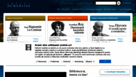 What Humanitas.ro website looked like in 2018 (5 years ago)