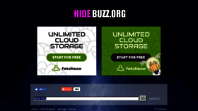 What Hidebuzz.org website looked like in 2018 (5 years ago)