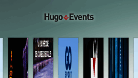 What Hugoevents.com website looked like in 2018 (5 years ago)