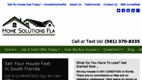What Homesolutionsfla.com website looked like in 2018 (5 years ago)