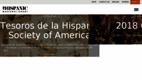 What Hispanicsociety.org website looked like in 2018 (5 years ago)