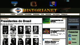 What Historianet.com.br website looked like in 2018 (5 years ago)