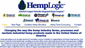 What Hemplogicusa.com website looked like in 2018 (5 years ago)