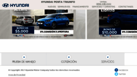 What Hyundaipentatriunfo.com website looked like in 2018 (5 years ago)