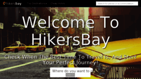 What Hikersbay.com website looked like in 2018 (5 years ago)