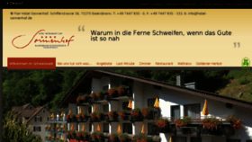 What Hotel-sonnenhof.de website looked like in 2018 (5 years ago)