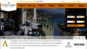 What Hoteldeparismontecarlo.com website looked like in 2018 (5 years ago)