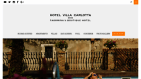 What Hotelvillacarlottataormina.com website looked like in 2018 (5 years ago)