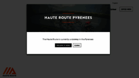 What Hauteroute.org website looked like in 2018 (5 years ago)