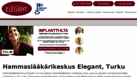 What Hammaslaakariturku.com website looked like in 2018 (5 years ago)
