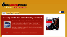 What Homesecuritysystems-alarm.com website looked like in 2018 (5 years ago)