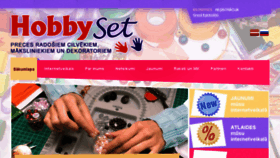 What Hobbyset.lv website looked like in 2018 (5 years ago)