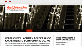 What Hugokarrenberg.de website looked like in 2018 (5 years ago)