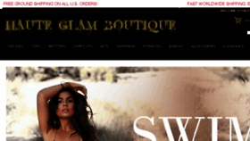 What Hauteglamboutique.com website looked like in 2018 (5 years ago)