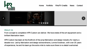 What Hprcustom.com website looked like in 2018 (5 years ago)