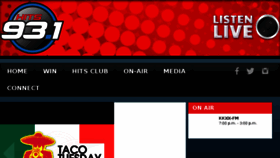 What Hits931fm.com website looked like in 2018 (5 years ago)