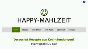 What Happy-mahlzeit.com website looked like in 2018 (5 years ago)