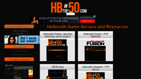 What Hbtop50.com website looked like in 2018 (5 years ago)