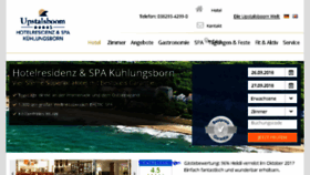 What Hotelresidenz-kuehlungsborn.de website looked like in 2018 (5 years ago)