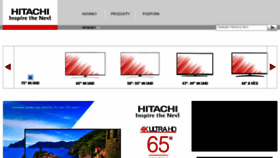 What Hitachi-tv.cz website looked like in 2018 (5 years ago)