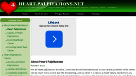What Heart-palpitations.net website looked like in 2018 (5 years ago)