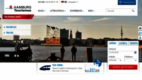 What Hamburg-travel.com website looked like in 2018 (5 years ago)
