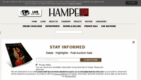 What Hampel-auctions.com website looked like in 2018 (5 years ago)