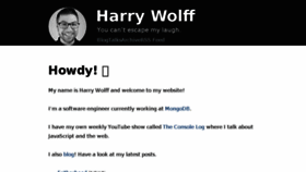 What Hswolff.com website looked like in 2018 (5 years ago)