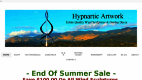 What Hypnarticartwork.com website looked like in 2018 (5 years ago)