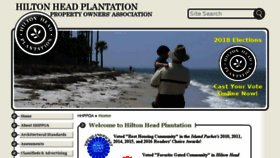 What Hiltonheadplantation.com website looked like in 2018 (5 years ago)