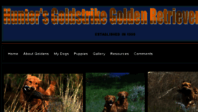 What Huntersgoldstrike.com website looked like in 2018 (5 years ago)