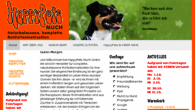 What Happypets-much.de website looked like in 2018 (5 years ago)