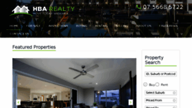 What Hbarealty.com.au website looked like in 2018 (5 years ago)