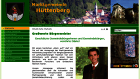What Huettenberg.at website looked like in 2018 (5 years ago)