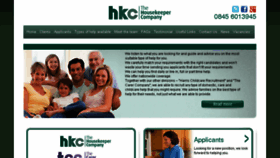 What Housekeepercompany.co.uk website looked like in 2018 (5 years ago)