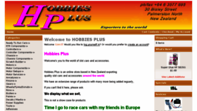What Hobbiesplus.co.nz website looked like in 2018 (5 years ago)