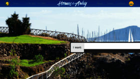 What Homesandaway.com website looked like in 2018 (5 years ago)