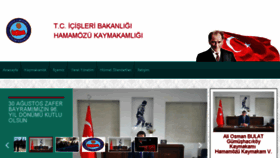 What Hamamozu.gov.tr website looked like in 2018 (5 years ago)