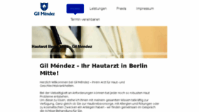 What Hautarzt-mitte.com website looked like in 2018 (5 years ago)