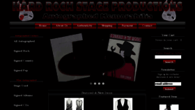 What Hardrockstageproductions.com website looked like in 2018 (5 years ago)