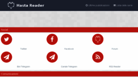 What Hastareader.com website looked like in 2018 (5 years ago)