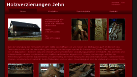 What Holzverzierungen-jehn.de website looked like in 2018 (5 years ago)