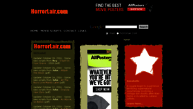 What Horrorlair.com website looked like in 2018 (5 years ago)