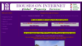 What Housesoninternet.com website looked like in 2018 (5 years ago)