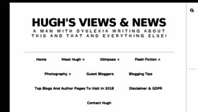 What Hughsviewsandnews.com website looked like in 2018 (5 years ago)